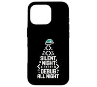 Silent Night Debug All Night - Nerd Xmas Carcasa para iPhone 16 Pro