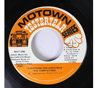Silent Night / Everything For Christmas 45 rpm vinyl record by The Temptations