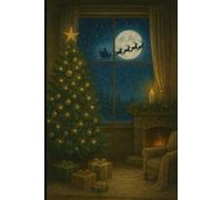 Silent Night Reflections: A Cozy Christmas: 6x9 110 page lined notebook