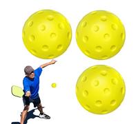 Silent Pickleball - Juego de 3 pelotas de entrenamiento para interiores, equipo de práctica suave, función avanzada de bajo ruido, construcción flexible de absorción para canchas interiores, áreas al