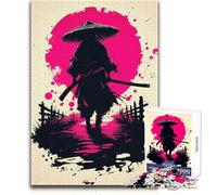 Silent Ronin Under The Blood Moon - Rompecabezas de 1000 Piezas para Adultos, Juego Educativo de Entrenamiento Cerebral, Regalo Sorpresa Ideal para Seres Queridos, tamaño 50x75cm