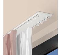 Silent Row ain Rail - Riel de techo de 70600 cm para separadores de habitaciones, baño, RV, ainsWhite ain sistema de hardware
