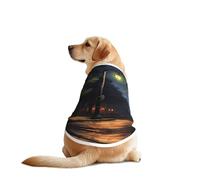 Silent Street Dog Clothes - Disfraz de perro suave y transpirable, camisetas modernas y cómodas para perros medianos y grandes