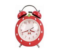 Silent Sweep Alarm Clock with Backlit Display, Dual Alarms for Bedroom or Tabletop Use