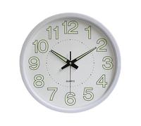 Silent Wall Clock Clock Quartz for Office Room,30cm White