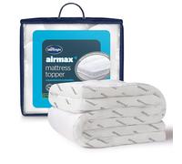 Silentnight Airflow Super King - Cubrecolchón con Acolchado de 5 cm de Grosor, tecnología Airflow para reinventar tu colchón y Correas elásticas, Super King, 200 x 180 cm