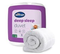 Silentnight Deep Sleep - Edredón Blanco, Microfibra, Blanco, Doublé