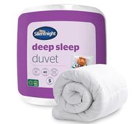 Silentnight Deep Sleep - Edredón Blanco, Microfibra, Blanco, Matrimonio