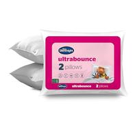 Silentnight Paquete de 2 Almohadas Ultrabounce de Lujo, Paquete de 2 Almohadas Suaves de Calidad de Hotel, de Soporte Medio, para Dormir de Lado, Boca Abajo y Espalda, hipoalergénicas, Lavables a