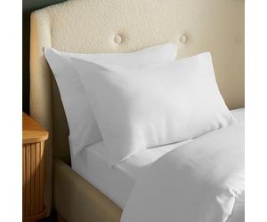 Silentnight Par de Fundas de Almohada de algodón Cepillado, Tacto Aterciopelado Suave, 100% algodón, sensación acogedora y cálida para Noches más frías, Funda de Almohada hipoalergénica Transpirable
