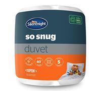 Silentnight So Snug - Edredón de Cama tamaño King, 15 TOG, cálido y Acogedor, edredón Grueso, hipoalergénico y Lavable a máquina, Color Blanco, tamaño King (534222GE)