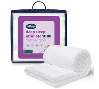 Silentnight Ultimate Deep Sleep Topper - Topper de colchón extra grueso y profundo Algodón de lujo suave - Soporte lavable a máquina Cubrecamas para colchón Cubre almohadilla