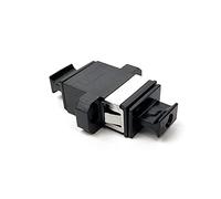 SILEX | Adaptador Fibra Óptica MPO-MPO SM | Adaptador pasamuros para patch panel y roseta | Unión de conectores en rack/ODF | Para redes FO | Conexión ordenada y segura | 2 uds