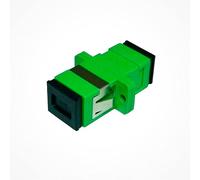 SILEX - Adaptador Fibra Óptica | SC APC | SM Monomodo | Simplex Green Verde | 25 uds