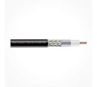 Silex - Cable Coaxial LMR240 | Cubierta PVC | 50 Ohm | Resistente Exterior PVC| Bajas Pérdidas | para Sistemas de Radiofrecuencia, WiFi, gsm, 3G, 4G y LTE | 100 Metros