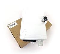 Silex | Caja CTO Distribución Fibra Óptica IP65 4SC SCS4B| Envolvente Compacta 191×120×44 mm | Para 4 adaptadores SC y 8 Fusiones | Uso Interior y Exterior | Para FTTH