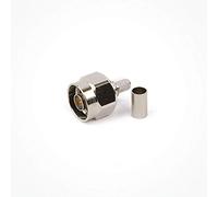 Silex | Conector Coaxial N(m) Macho Serie SX para LMR195 RG58 RG223 | RF 50Ω hasta 11 GHz | Sistema Crimpar/Crimpar | Antenas DAS y equipos RF profesionales I 5Uds