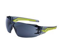 Bollé Patillas Silex bi-Material PC y TPR, PC ahumado, antirayaduras y antivaho