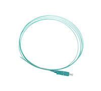 SILEX | Pigtail OM3 900um SC/UPC 2M AQUA | Pigtail de fibra óptica para fusión y bandeja | Ideal para ODF/FTTH/CPD | Para instaladores | Empalmes limpios y organización | 10 uds