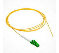SILEX | Pigtail SM 900um G657A2 LC/APC 1,5M | Pigtail de fibra óptica para fusión y bandeja | Ideal para ODF/FTTH/CPD | Para instaladores | Empalmes limpios y organización | 10 uds