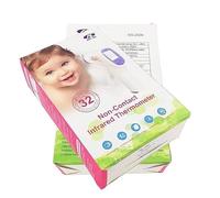 Silex | Termómetro Infrarrojo Digital Sin Contacto | Medición Frontal Instantánea | Para Bebés, Niños y Adultos | Lecturas Precisas con Memoria | Uso Médico y Doméstico | Ref. 001-0003-033