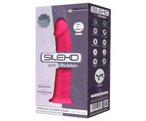 Silexd 194042 Pene Realístico Con Vibrador - Modelo 2, 17.5cm, Rosa