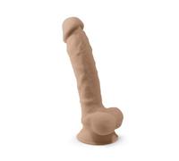 SILEXD Model 1 (8") Dildo Realista - Silicona Termorregulable Doble Densidad SILEXPAN, Base Ventosa, Eco-Friendly, 20.5cm