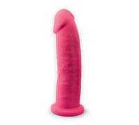 SILEXD Model 2 (9") Dildo Realista Rosa - Silicona Termorregulable Doble Densidad SILEXPAN, Base Ventosa, Eco-Friendly, 22.9cm
