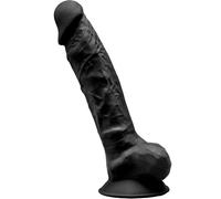 SILEXD Modelo 1 Silicona Premium Negra - Diseño Realista Para Placer Íntimo Confortable
