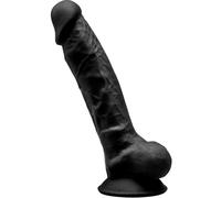 SILEXD Modelo 1 Silicona Premium Negra - Juguete Erótico Con Diseño Realista Para Placer Intenso