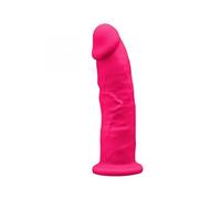 SILEXD - MODELO 2 PENE REALISTICO SILICONA PREMIUM SILEXPAN FUCSIA 19 CM