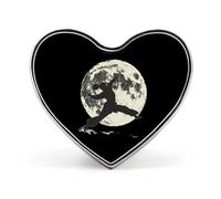 Silhouette Karate Artes Marciales Taekwondo Insignia en forma de corazón lindo broche de botón insignias para mochila, chaquetas, sombreros decoración