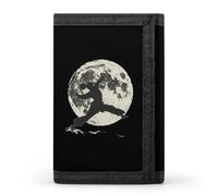 Silhouette Karate Martial Arts Taekwondo - Cartera triple con ranuras para tarjetas, cartera para hombres y mujeres