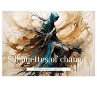 Silhouettes of change - Mystical nature spirits (Wall Calendar 2026 DIN A3 landscape), CALVENDO 12 Month Wall Calendar: A year of mystical silhouettes.