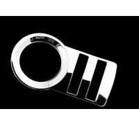 SILHUP Coche Trim Interior Accesorio para Opel para Mokka para Astra J para Insignia Cubierta Interruptor Faro Coche Pegatina Molduras Interiores Embellecedoras(Double Hole)