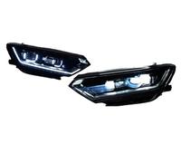 SILHUP Faro Delantero Para VW Para Passat B8 Faros delanteros LED 2016-2019 Faros delanteros B8 DRL Señal de giro Luz alta Proyector Angel Eye Lente(LRD)