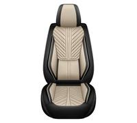 SILHUP Funda Asiento Coche para KIA para Sportage para Ceed para Niro para Optima Accesorios de Cubierta Asiento Coche Cuero PU(Beige 1 Seat)