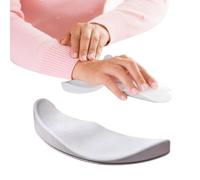 Silica Gel Ergonomic Pad with Wrist Rest, Soft Palm Cushion Support for, Non-Slip Desk Mat for Office Work Laptop Use, Comfortable Hand Support for Long Hours