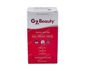 Silicium G7 Beauty 60 Comprimidos - Pack de 2 Unidades (120 Comprimidos en Total), Formato Ahorro con Silicio Orgánico, Vitamina E y Selenio para el Cuidado de la Piel, el Cabello y las Uñas
