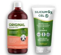 Silicium G7 Lote : G7 Original + Gel Silicio 150 ml - Suplemento Líquido para Articulaciones y Gel Tópico para Alivio Muscular