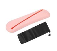 Silicón de Cepillo de Maquillaje de Maquillaje de Gran Capacidad Bolsa Organizador portátil para Viajar (Rosado)