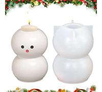 Silicon Mold Reusable Silicone Snowman Plaster Mould