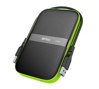 Silicon Power 1 TB External Portable Hard Drive Rugged Armor A60 Shockproof Water-Resistant 2.5 Inch USB 3.0 Military Grade Mil-Std-810G & IPX4 Black (FBE-SU010TBPHDA60S3KFE)