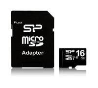 Silicon Power 16GB MicroSDHC Scheda class 10 incl.... adattatore