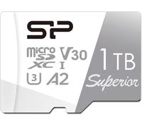 Silicon Power 1TB Superior Micro SDXC UHS-I (U3) 4K A2, Tarjeta microSD de Alta Velocidad con Adaptador SU001TBSTXDA2V20AC