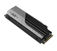Silicon Power 1TB XS70 Nvme PCIe Gen4 M.2 2280 SSD R/W Up to 7,300/6,000 MB/s, DRAM Cache, with Built-in PS5 Heatsink, Compatible with Playstation 5 (SP01KGBP44XS7005)