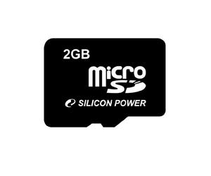 Silicon Power 2GB microSD - Tarjeta de Memoria (2 GB, Micro Secure Digital (MicroSD), Negro, 2.7-3.6 V, 0-70 °C, -25-85 °C)