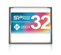 Silicon Power 32GB Compact Flash 200X 32GB CompactFlash Tarjeta de Memoria - Tarjetas de Memoria (CompactFlash, Gris, RoHS, 3.3/5, 0-70 °C, -40-85 °C)