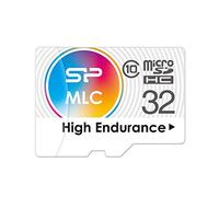 Silicon Power 32GB High Endurance MLC MicroSDHC Memory Card, Ideal for Dash Cam and Security Camera, with Adapter Model SP032GBSTHIU3V10SP