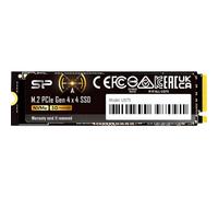 Silicon Power 4TB US75 Nvme PCIe Gen4 M.2 2280 SSD R/W hasta 7,000/6,500 MB/s (SP04KGBP44US7505)